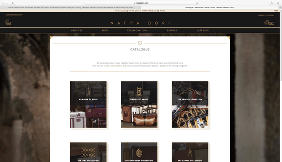 Website Design & Development for NappaDori