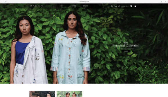 Website Designing and Development for Manan Design