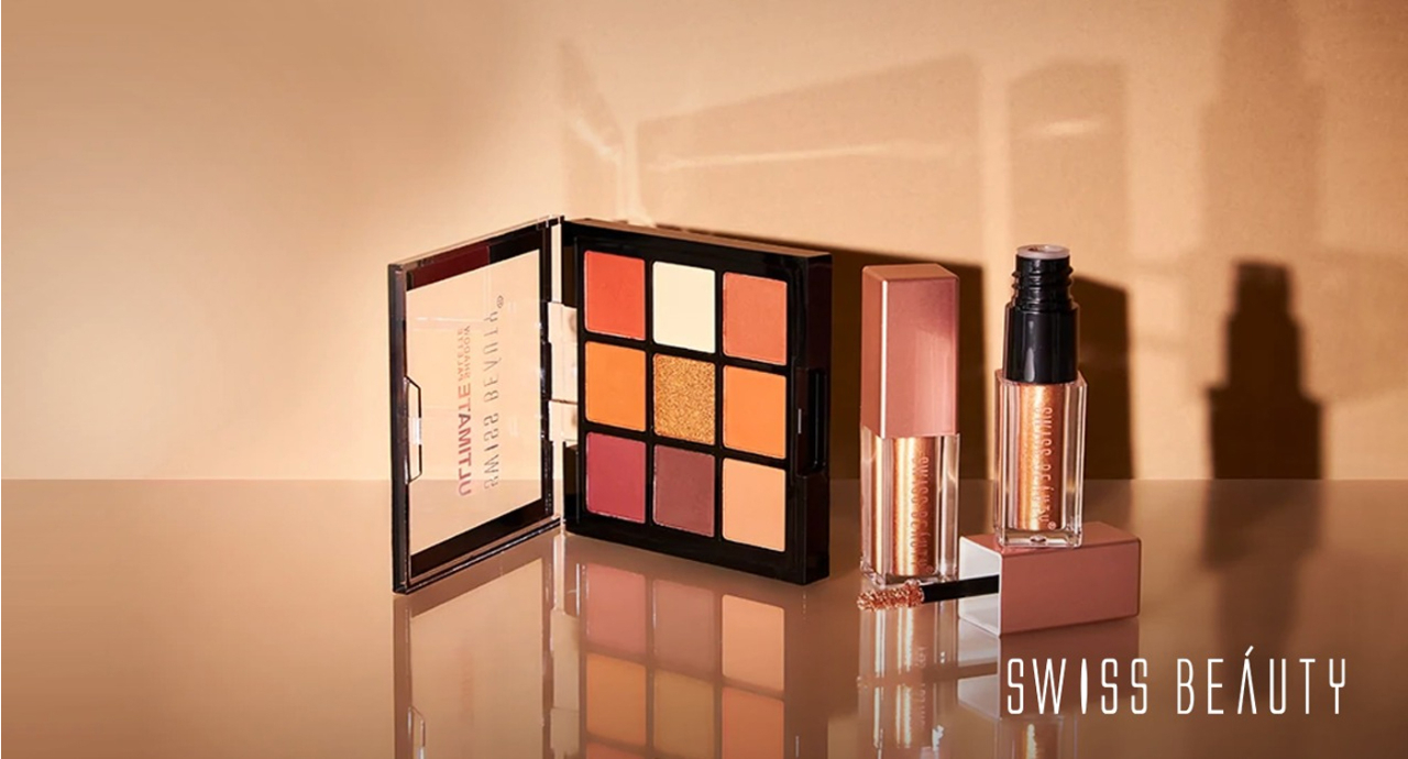 Swiss Beauty cosmetics featured in the ecommerce project