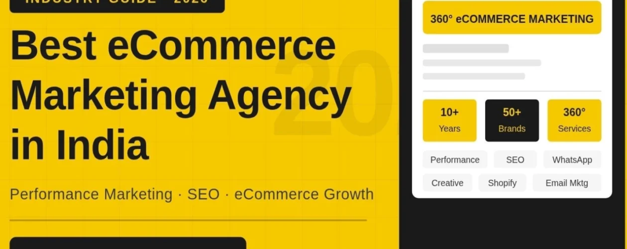 Best eCommerce Marketing Agency in India