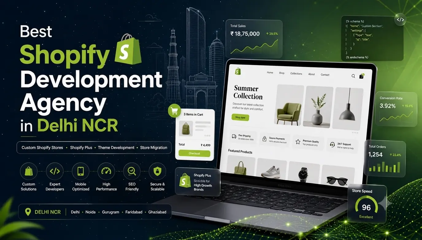 Best Shopify Development Agency in Delhi NCR