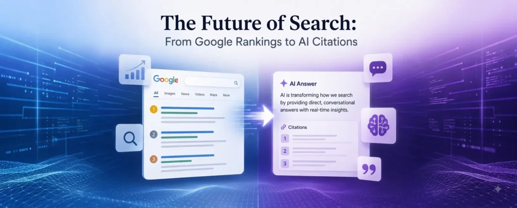 The Future of Search: From Google Rankings to AI Citations
